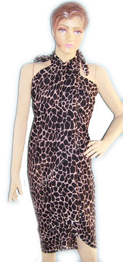 ANIMAL PRINT RAYON PAREOS