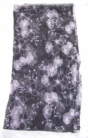 FLOWER PRINTED CHIFFON PAREOS