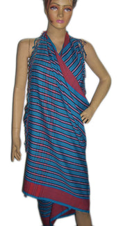 Cotton Stripe Beachwear Pareos scarf