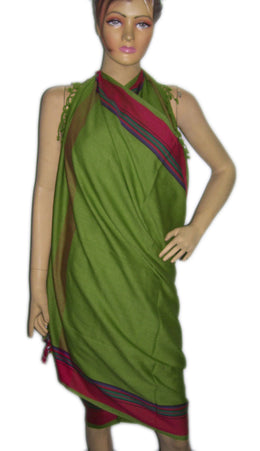 Cotton Stripe Beachwear Pareos scarf