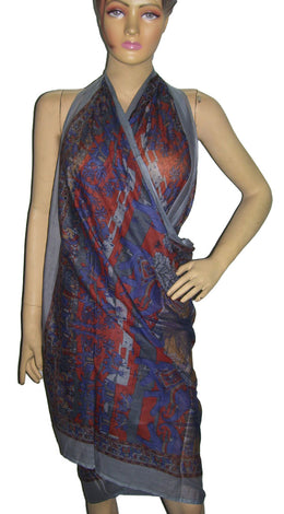 COTTON SARONG SILK PRINT