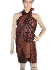 ANIMAL PRINT COTTON VISCOSE SARONG