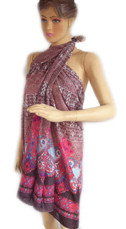 PAISLEY PRINT COTTON PAREOS