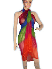 PALM TREE CHIFFON SCARF