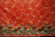 BEACH PRINT POLYCOTTON PAREOS