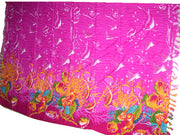 BEACH PRINT POLYCOTTON PAREOS