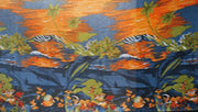BEACH PRINT POLYCOTTON PAREOS