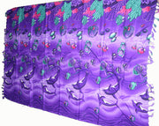 BEACH PRINT POLYCOTTON PAREOS