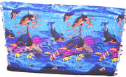POLY COTTON SEA PRINT BEACH PAREOS