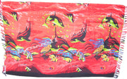 POLY COTON  SEA PRINT PAREOS