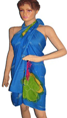 HAND PAINTED PAREO SARONG