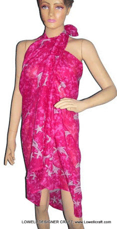 POLY COTTON FISH PRINT SARONG