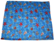 POLY COTTON SEA  PRINT SARONG PAREOS
