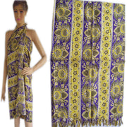 STRIPE FLOWER PRINT SARONG