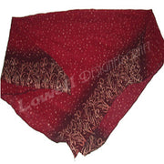 CRINKLE TRIANGLE BEACH SCARF