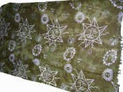 MULTCOLOR CELTIC PRINT TIE DYE VISCOSE  PAREOS