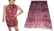 TWO TONE TIE DYE VISCOSE PAREO