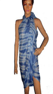 TWO TONE TIE DYE VISCOSE PAREO