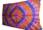 MULTICOLOR TIE DYE VISCOSE PAREO