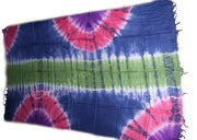 MULTICOLOR TIE DYE VISCOSE PAREO