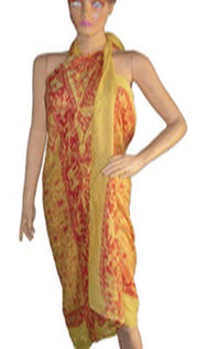 BLOCK(JAIPURI)PRINT VISCOSE  PAREO