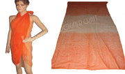 TIE DYE COTTON BEACH SCARF