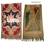 BEADED JAMAVAR  SCARVE