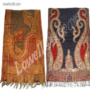 BEADED JAMAVAR  SCARVE