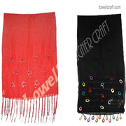 GEORGETTE BEADED SCARVE