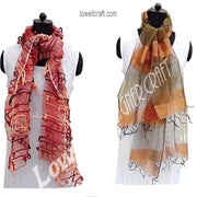 TUSSAR SILK SCARVE