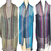 FLAG DESIGN COTTON LONG SCARF