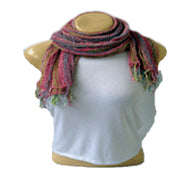 HAND KNITTED GAUZE SCARF