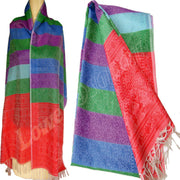 BANARSI POLYESTER KINTTED SILK SCARF STOLE