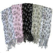 PEACE SIGN SCARF