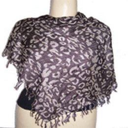 CHEETA PRINT ARAFAT SCARF