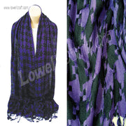 BIG HOUNDSTOOTH STOLE