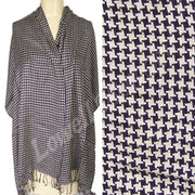SMALL HOUNDSTOOTH STOLE