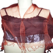PLAIN SILK SCARF
