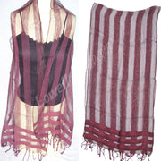SILK SCARF WITH BORDER