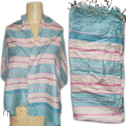 Womens Striped Scarves