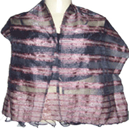 Womens Striped Scarves
