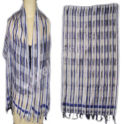 STRIPE DESIGN SILK SCARF