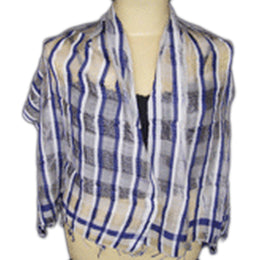 STRIPE DESIGN SILK SCARF