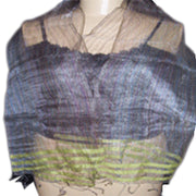 STRIPE DESIGN SILK SCARF
