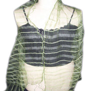 STRIPE DESIGN SILK SCARF