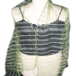 STRIPE DESIGN SILK SCARF
