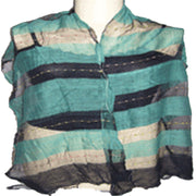 STRIPE DESIGN SILK SCARF