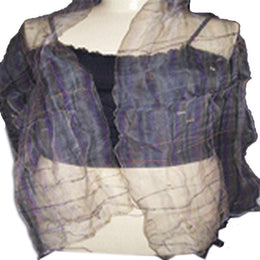 SILK SCARF WITH SEQUENCE