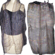 SILK SCARF WITH SEQUENCE