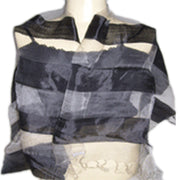 STRIPE DESIGN SILK SCARF